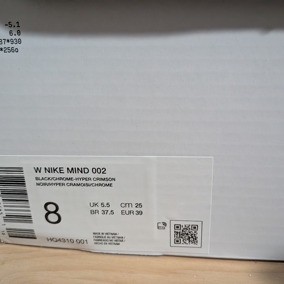 Nike Mind 002 Crimson - Size 8 women's/6.5 men's - Picture 5 of 8